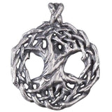 Collier pendentif d'Yggdrasil en argent