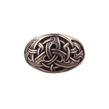 Bague triquetra viking en bronze