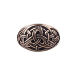 Anillo triquetra vikingo en bronce 