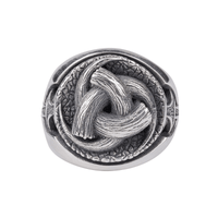 Chifres de anel de prata de Odin