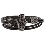 Bracelet viking marteau de Thor style Ragnar lothbrok