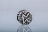 Conta de barba de alfabeto perthro runa viking prata ou ouro