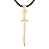 Pingente de espada nórdica de joias Viking em ouro de 14 ou 18 quilates