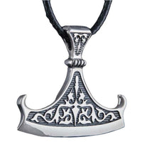 Pendentif slave en argent sterling avec lame de hache Perun