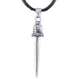 Pingente espada viking de prata esterlina joias nórdicas