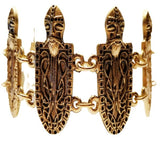 Bracelet VIKING SHIELDS bijoux nordique bracelet gothique germanique