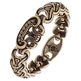 Bracelet d'anneaux viking en bronze drakkar nordique