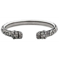 Pulseira de prata escandinava feita no estilo de Elling