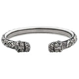 Pulseira de prata escandinava feita no estilo de Elling