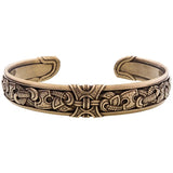 Bracelet viking artisanal en étain ou bronze