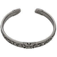 Pulseira viking feita à mão em estanho ou bronze