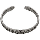 Pulseira viking feita à mão em estanho ou bronze
