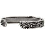 Pulseira viking feita à mão em estanho ou bronze