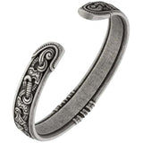 Pulseira viking feita à mão em estanho ou bronze