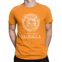 Camiseta calavera "Nos vemos en Valhalla"