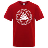 T-shirt com símbolo Valknut