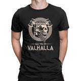 Camiseta calavera "Nos vemos en Valhalla"