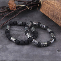 Bracelet perle de runes Viking