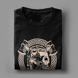 Camiseta calavera "Nos vemos en Valhalla"