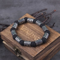 Bracelet perle de runes Viking
