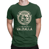 Camiseta calavera "Nos vemos en Valhalla"