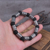 Bracelet perle de runes Viking