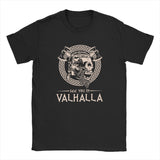 Camiseta calavera "Nos vemos en Valhalla"