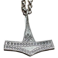 Marteau de Thor Mjolnir en pendentif de l'île de Bornholm