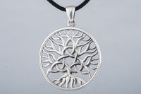 Pingente de joia viking Yggdrasil com símbolo Triquetra