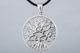 Pingente de joia viking Yggdrasil com símbolo Triquetra