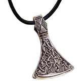 Pendentif en bronze hache viking avec ornement style mammen