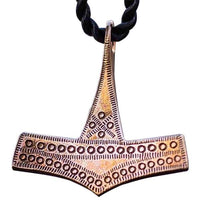 Bronze prata ou ouro Martelo de Thor Pingente Mjolnir da ilha de Bornholm