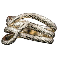 Anillo serpiente Midgard en oro blanco o amarillo de 14 o 18 quilates