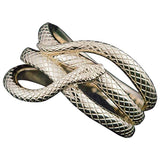 Anillo serpiente Midgard en oro blanco o amarillo de 14 o 18 quilates