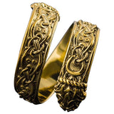 Anel de ouro nórdico Ouroboros | Serpente de Midgard 