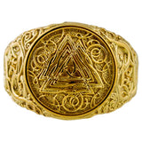Símbolo Valknut Joyería Vikinga De Oro