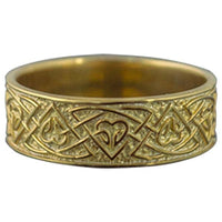 Anillo vikingo oro simbolos nordicos