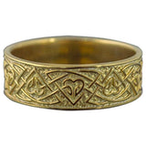 Anillo vikingo oro simbolos nordicos