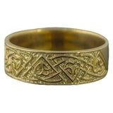 Anillo vikingo oro simbolos nordicos