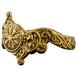 Yelmo de Awe Viking en anillo de oro