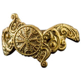 Yelmo de Awe Viking en anillo de oro