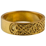 Urnas vikings em anel de ouro feito à mão