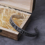 Bracelet viking avec runes nordiques