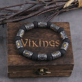 Bracelet perle de runes Viking