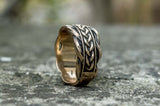 Anel mitologia viking bronze prata ou ouro