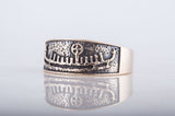 Anillo escandinavo drakkar vikingo hecho a mano