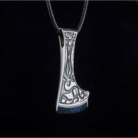 Pendentif de Hache de Perun en argent sterling