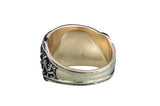 Anillo vikingo Vegvisir estilo bronce Mammen hecho a mano