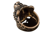 Bague du Berserker en bronze guerrier fauve