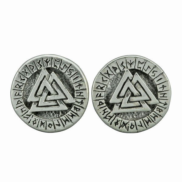 Brincos celtas pagãos Valknut Viking